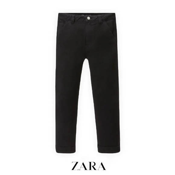 ZARA Kids | Black | STRAIGHT LEG JEANS ALASTAIR MCKIMM LE - Picture 1 of 4